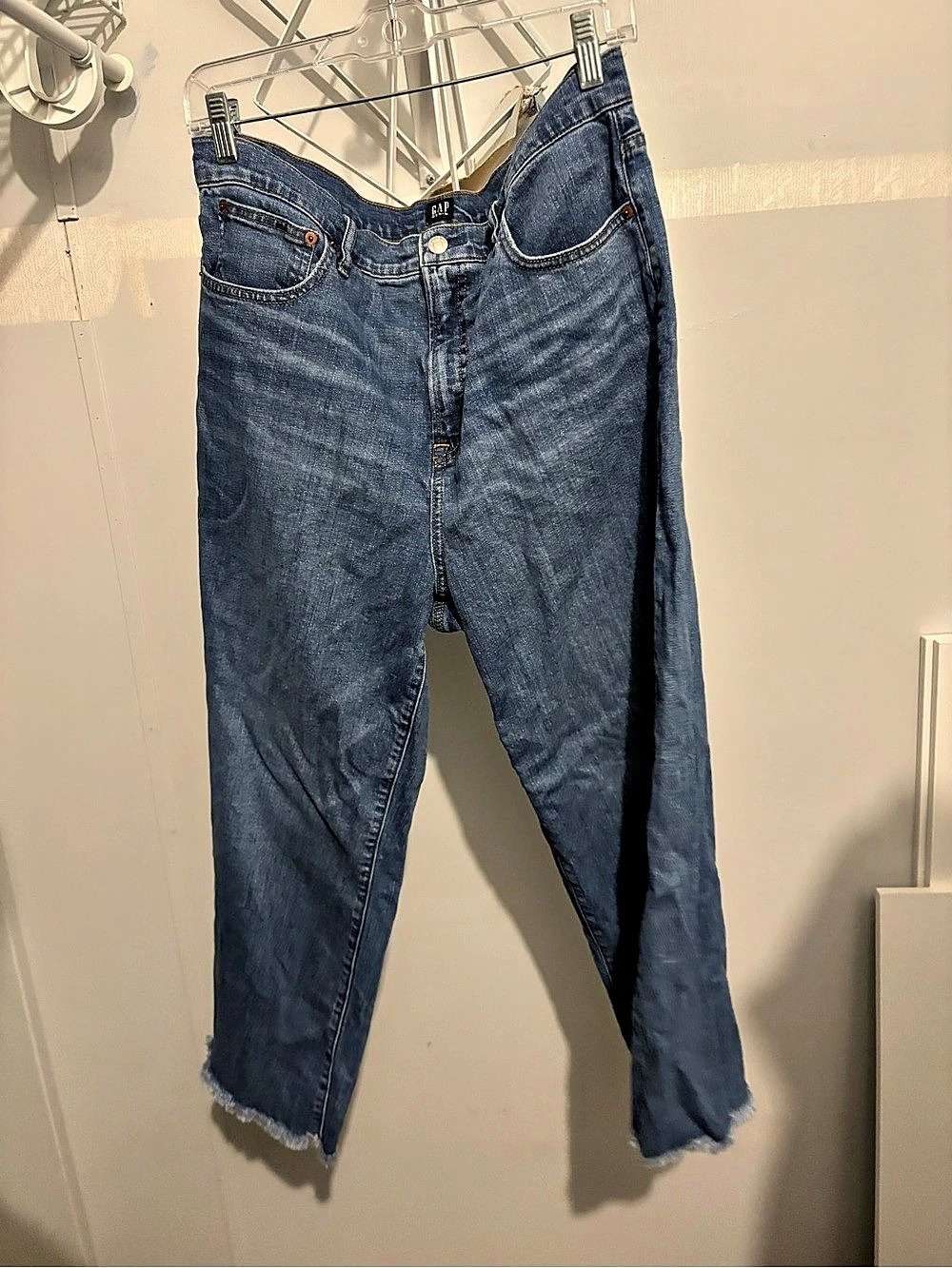 Gap Super Wide Leg Blue Jeans
